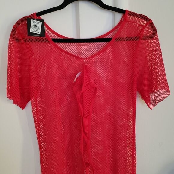 Just Sexy Lingerie 2 Piece Mesh Babydoll Panty Set - Picture 2 of 8